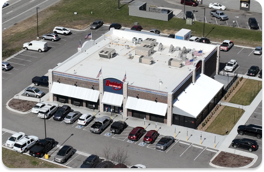 commercial roofing system - flat roof